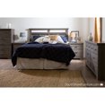 South Shore Versa 6Drawer Double Dresser, Gray Maple