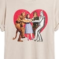 thumbnail image 3 of Wizard of Oz - Group Photo Heart - Juniors Oversized Graphic T-Shirt, 3 of 5