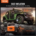 thumbnail image 2 of VEVOR 12V Air Compressor Heavy Duty 150PSI Offroad Air Compressor Portable Truck Tire Inflator Air Pump for Jeep SUV 4x4 Vehicle RV For up to 35 Inch Tires, 2 of 9