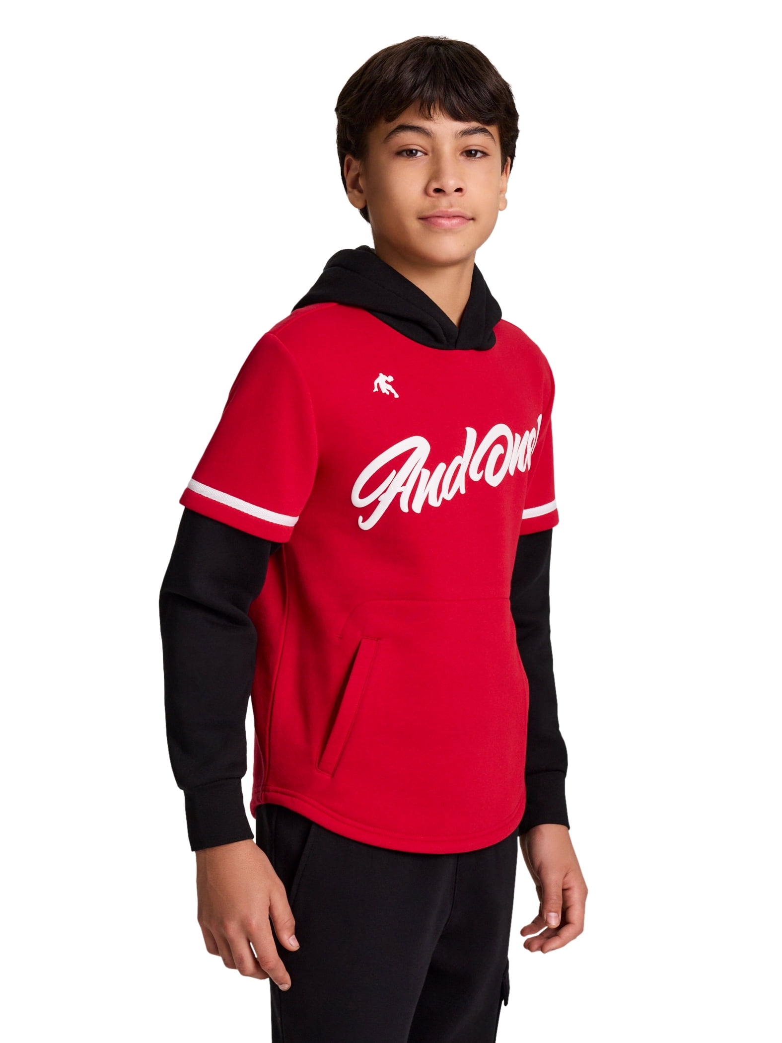AND1 Boy's Clean Break Fleece Hoodie, Sizes 4-18