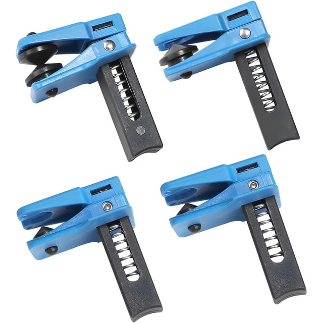 Car Brake Oil Pipe Plug, 4PCS Vehicle Automatic Fluid Line Stop Clamp Set, Prevent Spills Automotive Tubing Nozzle Hose Tool, Universal for SUV RV Truck -