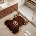 thumbnail image 3 of CSChome Front Door Mat Funny Cow Door Mat Wear Resistant Highly Absorbent Non-Slip Floor Mat Specially Shaped Welcome Rug, 3 of 6