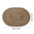thumbnail image 2 of unbranded Base Para Cubiertos Tejida Duradera En Tonos Café Para De Comedor, 2 of 4