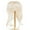 Bleach Blonde, variant on Monique Synthetic Mohair Lizzy Doll Wig