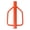 Orange-18 lbs, variant on Fence Post Driver T Post Driver with Handle Heavy Duty Hand Post Pounder with Handle for U Fence Post Wooden Post