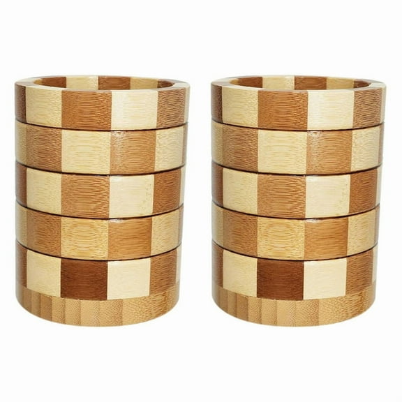 2X Bamboo Silverware Holder, Silverware Organizer, Utensil Holder for Kitchen Countertop