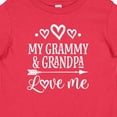thumbnail image 4 of Inktastic Grammy and Grandpa Love Me Girls Granddaughter Girls Baby T-Shirt, 4 of 5