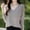 Gray-21, variant on Black**Friday on Sale ChaoHeng Fall Sweaters for Women Women's Solid Color Round Neck Sweater,Fashion Loose Layering Knit Top