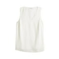 thumbnail image 2 of Women's Nine West V-Neck Tank Top Color: Ivory Tusk Size: X SMALL, 2 of 4