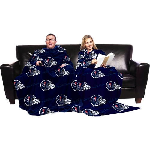 NFL Houston Texans Blanket with Sleeves