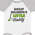 thumbnail image 4 of Inktastic Great Grandpas Little Caddy with Golf Club and Ball Boys or Girls Baby Bodysuit, 4 of 5