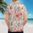 thumbnail image 6 of High Quality Hawaiian Shirts for Men Short Sleeve Aloha Beach Shirt Floral Summer Casual Button Down Shirts Blouses WLHBUC, 6 of 7