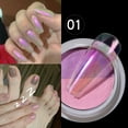 thumbnail image 5 of Holographic Mirror Nail Art Powder Auror A Pigment Powder Manicure Tips Diy,Nail Mirror Powder, 5 of 5