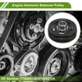 thumbnail image 2 of Polea de cigüeñal del amortiguador armónico Unique Bargains para Ford Explorer No.7T4Z6312B, 2 of 6