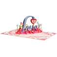 thumbnail image 4 of Paper Love Valentines Day Card, 3D Love Pop Up Greeting Card, Gift for Birthday, Wedding, Anniversary, Mothers Day, All Occasion - 5" x 7" Cover - Includes Envelope and Note Tag, 4 of 5