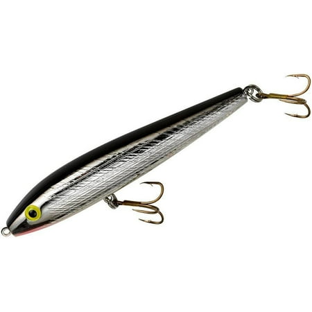 UPC: 0020554060909 | Rebel T10 Jumpin Minnow 3/8 oz Fishing Lure – Silver/Black