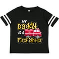 thumbnail image 3 of Inktastic My Daddy is a Firefighter with Fire Truck Boys or Girls Toddler T-Shirt, 3 of 5