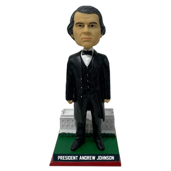 Andrew Johnson White House Base President Bobblehead Numbered to 1,865
