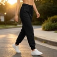 thumbnail image 4 of VV AVEORS Baggy Sweatpants For Women Casual Workout Athletic Joggers Comfy Straight Leg High Waisted Lounge Pants Fall 2026 Black XL, 4 of 7