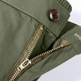 thumbnail image 6 of safuny Men's Elastic Waist Capris Lightweight Cargo Shorts Sweatpants Casual Relaxed Fitted Cotton Lined Joggers Workout Athletic Pocket Trousers Big Men's Green XXXXL, 6 of 7