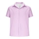 thumbnail image 5 of pstuiky Camisa de manga corta para hombre, Camisa informal de manga corta con cuello vuelto y transpirable para hombre camisetas de hombre l, 5 of 6