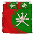 thumbnail image 3 of Bandera de Omán Escudo de Armas Juego de Cama Círculo Rlt13, 3 of 5
