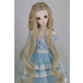 thumbnail image 2 of figatia Lovely Long Curly Hair For 1/3 BJD Doll DIY Making Accessory Light Gold, 2 of 9