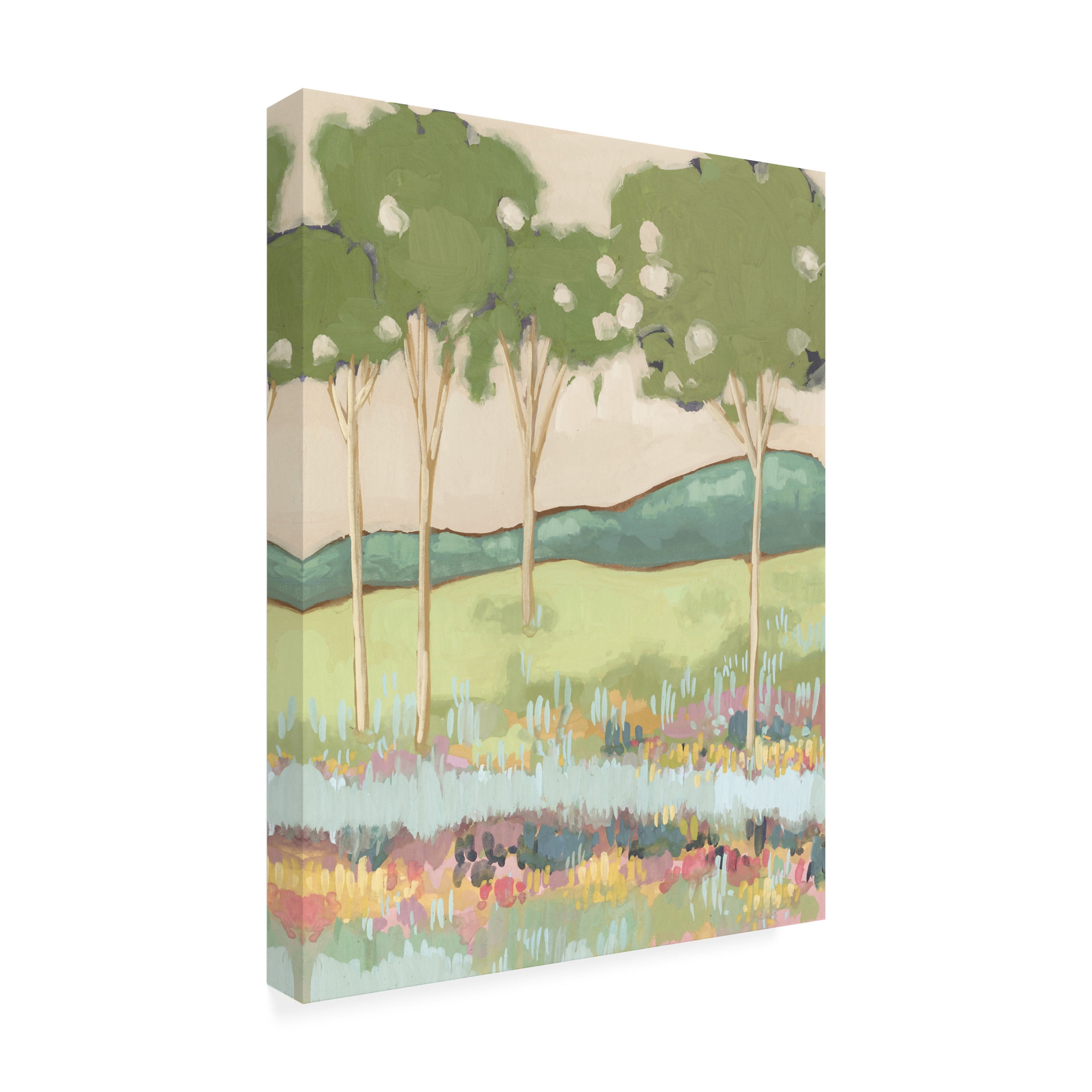 Melissa Wang 'Shades of Trees I' Canvas Art