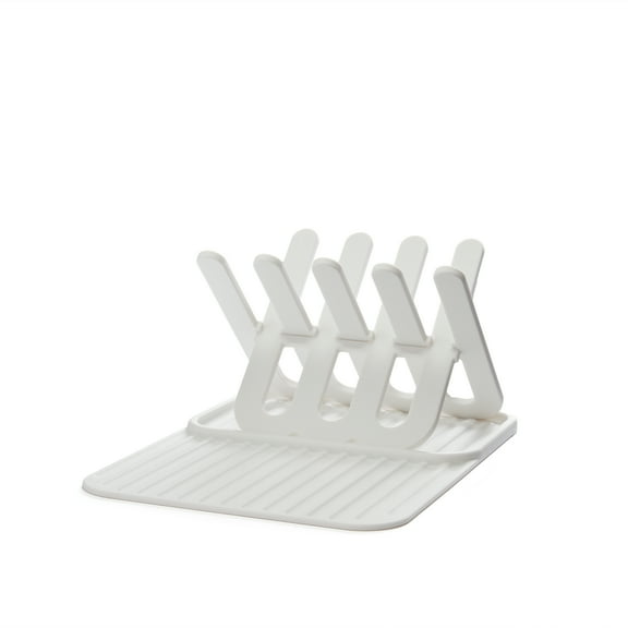 Munchkin® Silicone Drying Rack & Mat, Holds 8 Baby Bottles with Room for Accessories