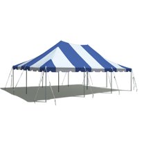 TentandTable Premium Outdoor Event Party Canopy Pole Tent, Blue, 20 ft x 30 ft