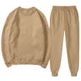 thumbnail image 6 of KAUOD 2 Piece Sweatsuits for Teen Girls Plain Fleece Hoodies Sweatpants Joggers Set Warm Casual Pullover Tracksuits Outfits, 6 of 6