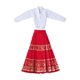 thumbnail image 1 of Figura a escala 1/6, traje de falda, ropa para muñecas, regalos para niños, utilería para fotos de escena Rojo, 1 of 9