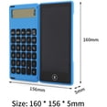 thumbnail image 2 of Calculator Notepad 6 Inch LCD Writing Tablet Digital Drawing Pad with Stylus Pen Erase Button Lock Function Black,1 x writing board 1 x stylus pen,black, 2 of 8