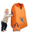 thumbnail image 2 of Gate Check Bag for Single & Double Stroller Travel Bag | Extra Large & Ultra Durable - Includes Padded Shoulder Straps for Comfort & Durability - Stroller Bag for Air Plane with Pouch â€“ Bonus E-Book, 2 of 4