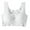 White, variant on biudgviw Sports Bras for Women Seamless Scoop Neck High Impact Push up Bra Stretch Athletic Running Yoga Bralettes