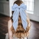 thumbnail image 4 of Elegantes pasadores de pelo de gasa, pinza con lazo grande para mujer, accesorios de pelo con clip de resorte de lunares morados para la parte posterior de la cabeza, 4 of 4