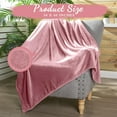 thumbnail image 6 of 12 Pcs Flannel Fleece Throw Blanket Bulk 50 x 60 Inch Soft Fleece Blanket Warm Throw Blanket Coral Blankets for Couch Sofa Home Wedding Gifts Season (Light Pink), 6 of 12