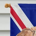 thumbnail image 3 of English Foxhound with English Union Jack British Flag House Flag, 3 of 4