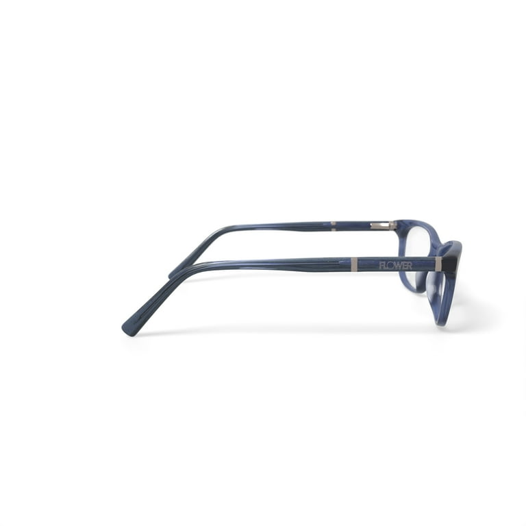 Flower Women's Cat Eye Eyeglasses, FLR6003, Maggie, Crystal