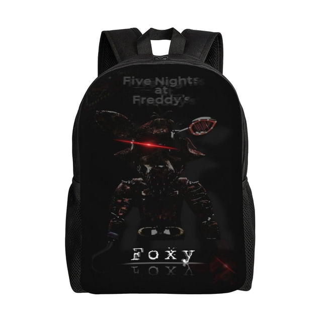 FNAF Five Night At Freddy Backpack Waterproof College School Bags School Bag Travel Hiking Camping Backpack for Adults Teens Boys Girls