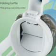 thumbnail image 3 of Foldable Integrated Cat Litter Shovel Large Capacity Cat Litter Barrel with Button Baffle Cleaning, 3 of 5