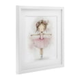 thumbnail image 2 of Stupell Industries Eclectic Flower Ballerina in Pink Tutu White Framed Print Under Glass, 16 x 16, by Creative Studio, 2 of 8