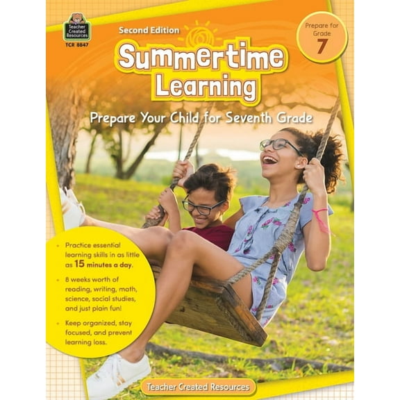 Summertime Learning: Summertime Learning, Second Edition (Prep. for Gr. 7) (Paperback)