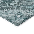 thumbnail image 4 of Addison Rugs Chantille Indoor/Outdoor Traditional Oriental Teal Washable Rectangle Rug, 8' x 10', 4 of 6
