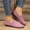 Pink, variant on Kiplyki Wholesale Womens Solid Color Round-Toe Flats Shoes Lightweight Soft Sneakers Casual Shoe