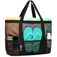 thumbnail image 2 of Large Mesh Beach Bag, Swim Bag with Breathable Design, Multi-Purpose Tote for Travel/Shopping/Gym, 16.3 Inch Oversized Carryall, 2 of 4
