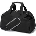 thumbnail image 1 of Bolsa de gimnasio Ineeatu pequeña de 14 pulgadas para hombres y mujeres, color negro, 1 of 7