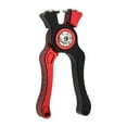 thumbnail image 3 of Tijeras para cortar línea de pesca, compactas, antideslizantes, ergonómicas y resistentes. Rojo Negro, 3 of 8