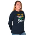 thumbnail image 3 of Off Grid Camping Relax Unwind Nature Long Sleeve TShirt Men Women Brisco Brands S, 3 of 6