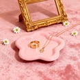 thumbnail image 6 of Small Jewelry Dish for Women,Gifts for Mom,Resin Jewlery Tray Ring Holder,Vanity Ring Dish Cute Cloud Tray,Nightstand Decor Trinket Bowl for Earrings,Perfume,Keys,Pink Star Shaped Jewelry Plate, 6 of 9